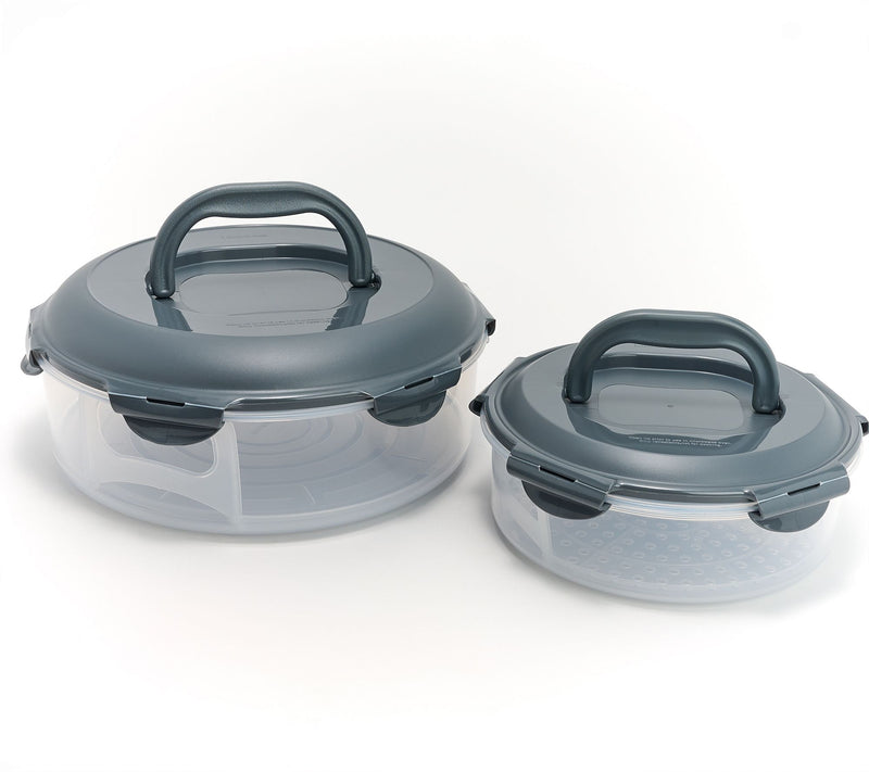 LocknLock 2-Pc Small & Large Nestable Pie Carriers — View 17