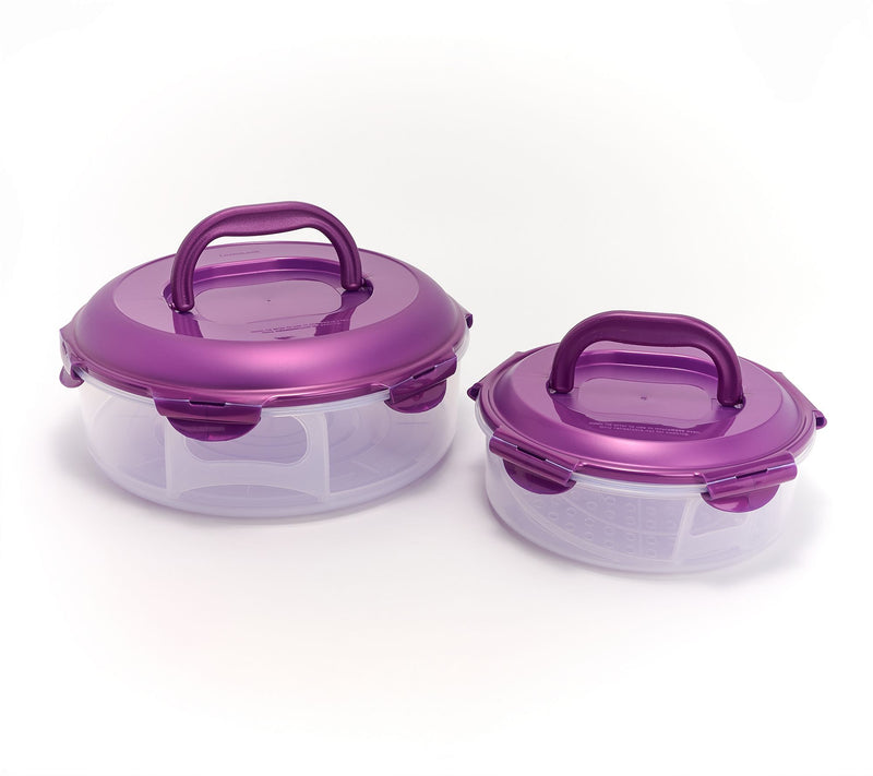 LocknLock 2-Pc Small & Large Nestable Pie Carriers — View 21