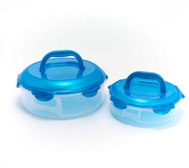 LocknLock 2-Pc Small & Large Nestable Pie Carriers — View 22