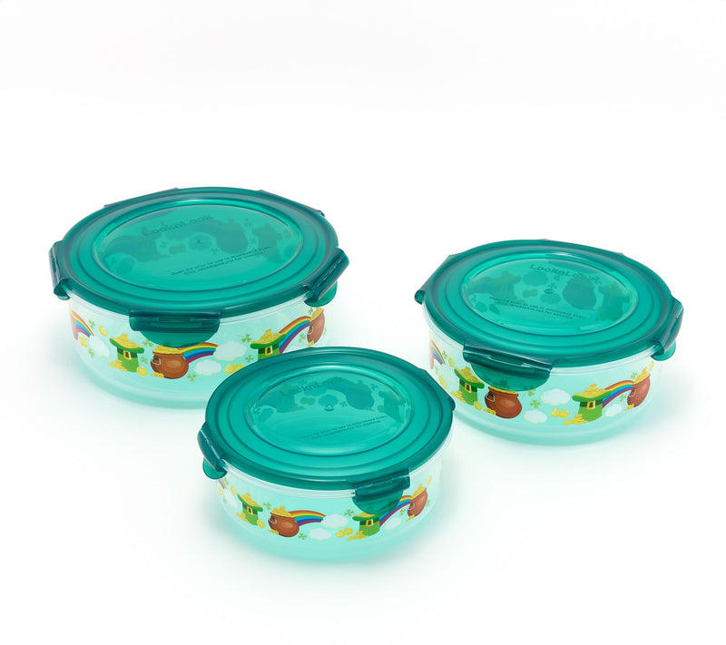LocknLock 3-Pc Nestable St. Patty's Day Printed Canisters — View 5