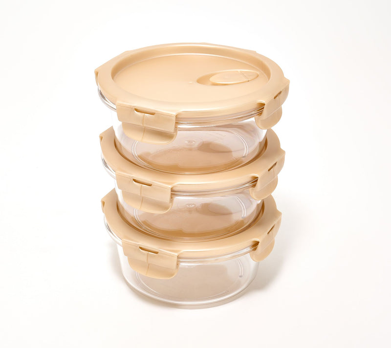 LocknLock Set of 3 Tritan Bowls w/ Vented Lids — View 11