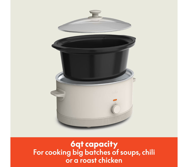 Bella 6.0 QT Slow Cooker — View 2