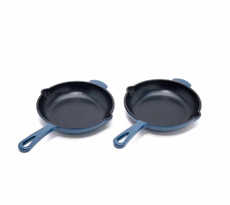 Geoffrey Zakarian S/2 CeramicNonstick Cast Iron 6" Skillets — Main view
