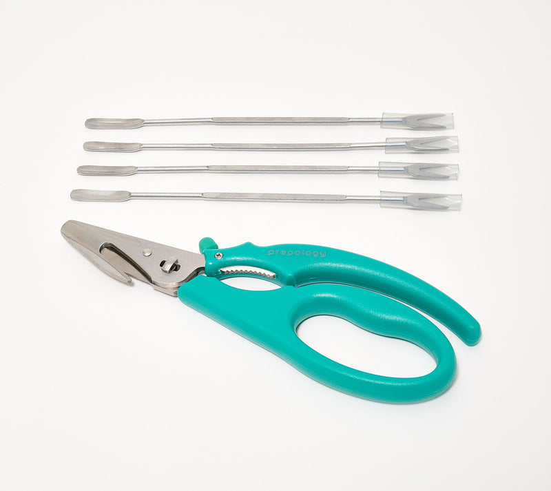 Prepology Shellfish Cutting Shears w/ 4 Seafood Forks — View 7