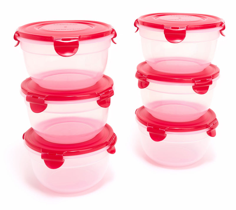 LocknLock Set of (6) 4-Cup Nesting Bowl Storage Set — View 10