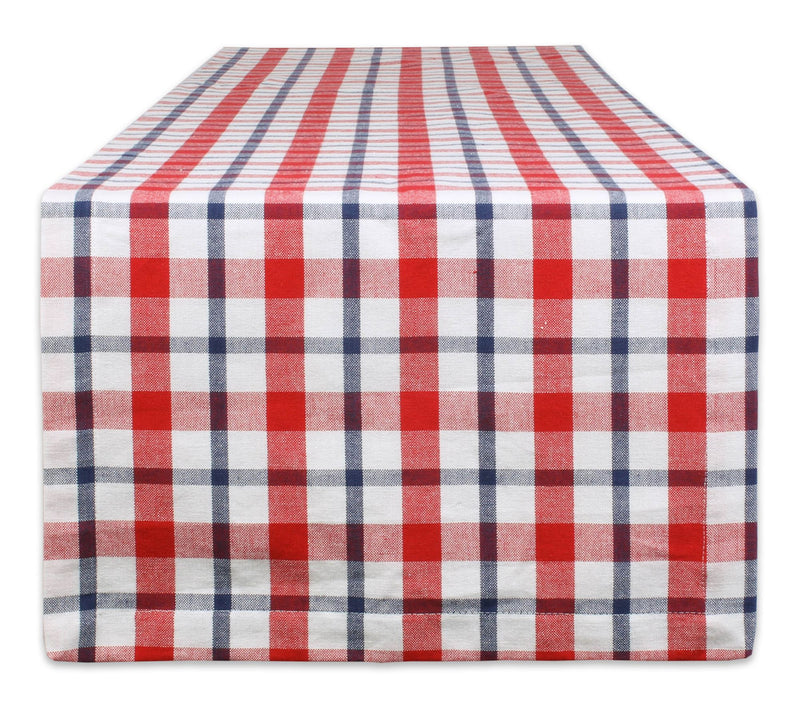 Design Imports American Plaid Table Runner 14x72 — View 3
