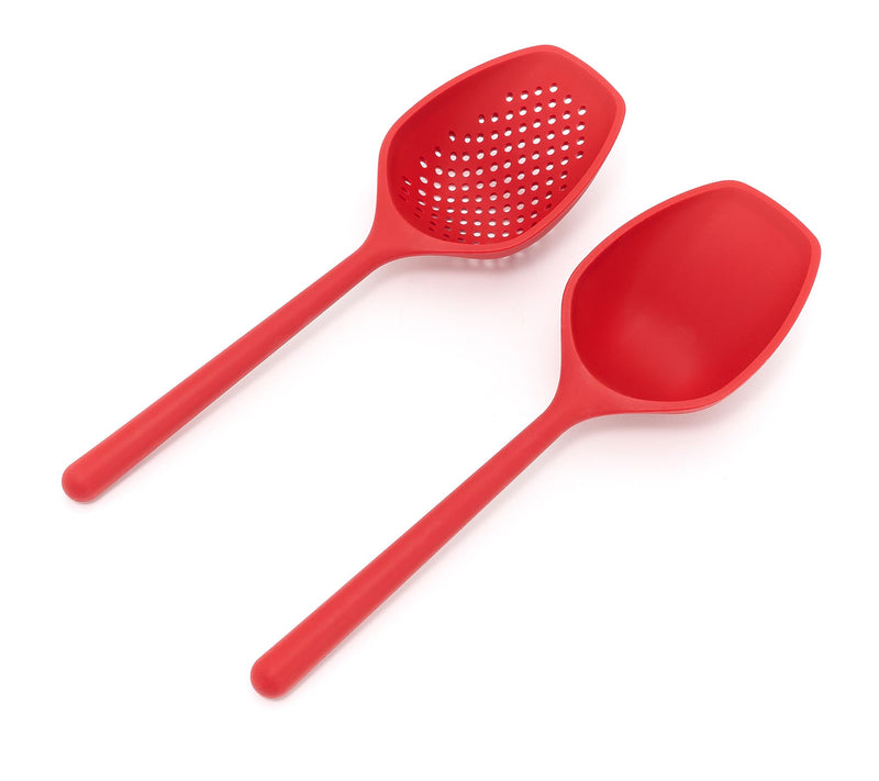 Kochblume Set of (2) 12" Silicone Scoop & Strain Tools — View 9