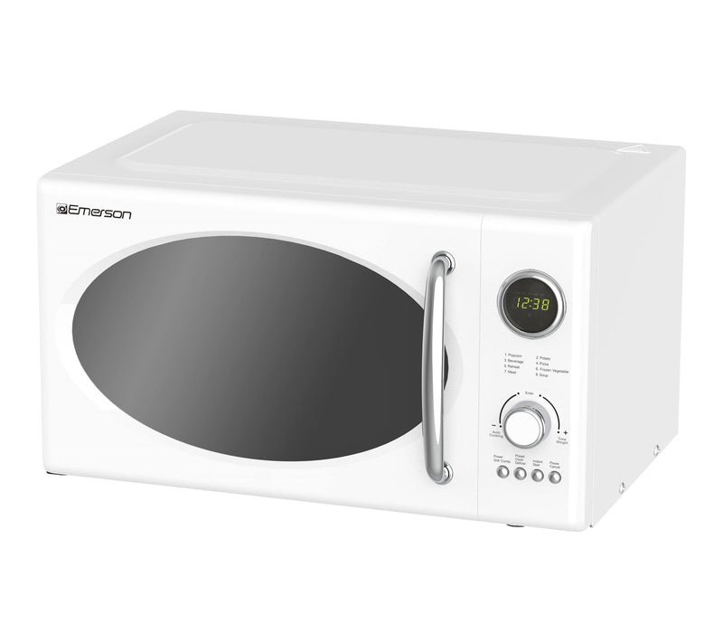 Emerson 0.9 CU FT 800W Retro Microwave Oven w/ Grill — View 12