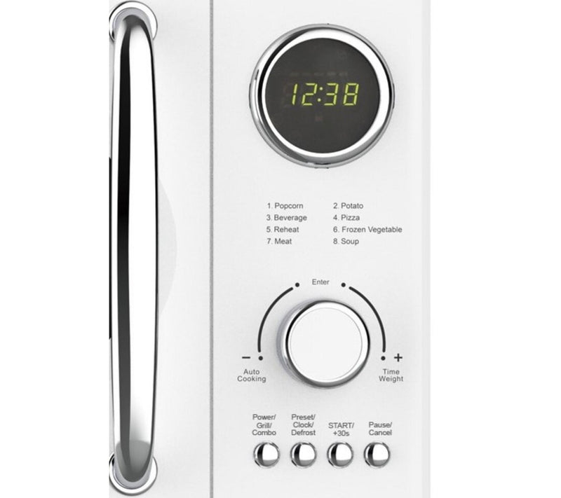 Emerson 0.9 CU FT 800W Retro Microwave Oven w/ Grill — View 8