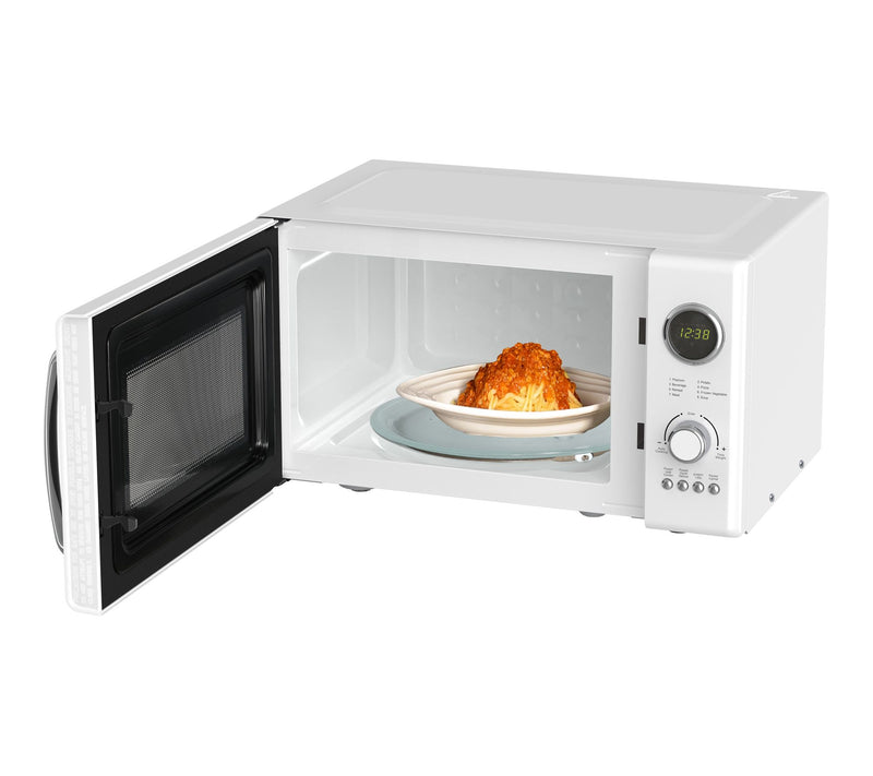 Emerson 0.9 CU FT 800W Retro Microwave Oven w/ Grill — View 7