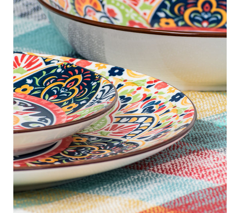 10 Strawberry Street Set of 6 Fiesta Bloom Salad Plates — View 5