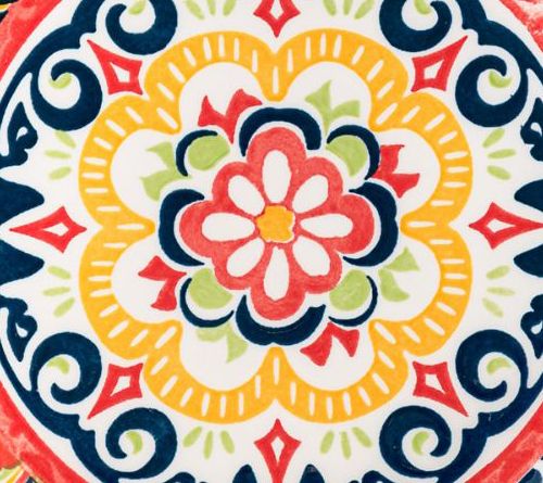 10 Strawberry Street Set of 6 Fiesta Bloom Salad Plates — View 6