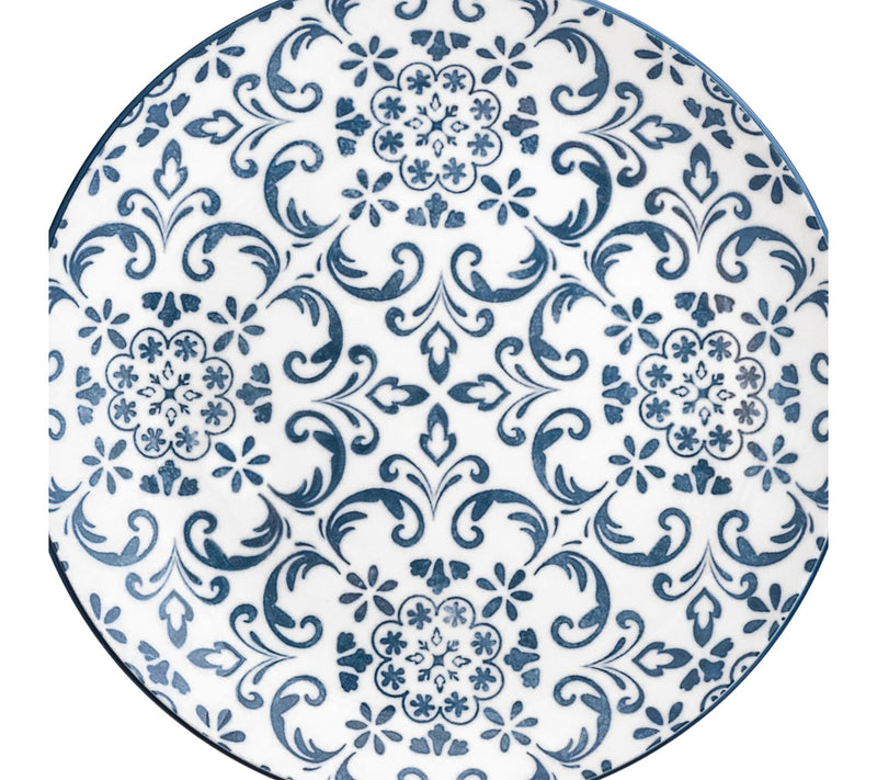 10 Strawberry Street Set of 6 Mediterranean Blue Salad Plates — View 3