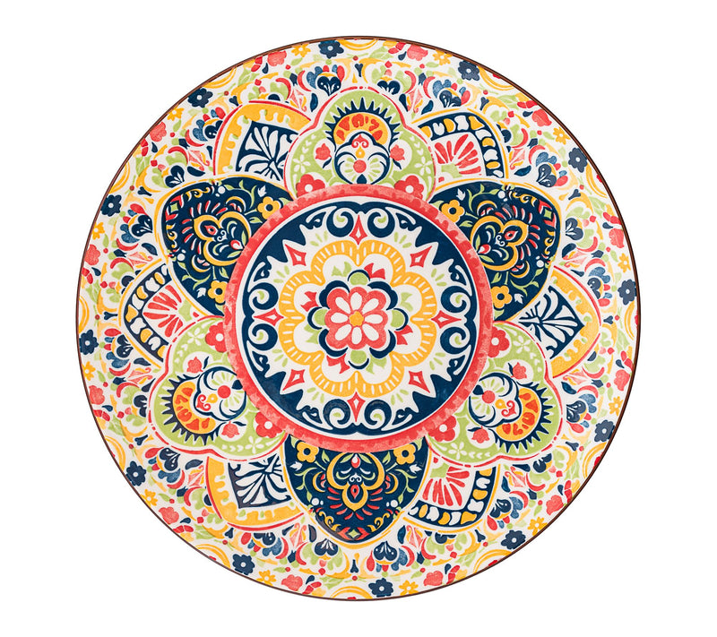 10 Strawberry Street Set of 6 Fiesta Bloom Dinner Plates — View 2