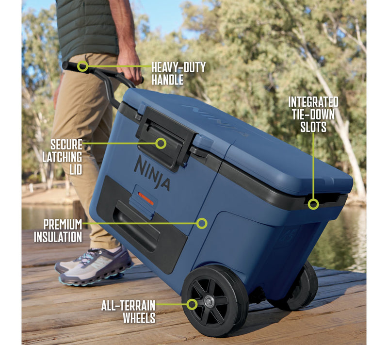 Ninja FrostVault 45-qt. Wheeled Cooler with Cold Dry Zone — View 7