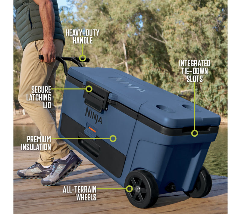 Ninja FrostVault 65-qt. Wheeled Cooler with Cold Dry Zone — View 11