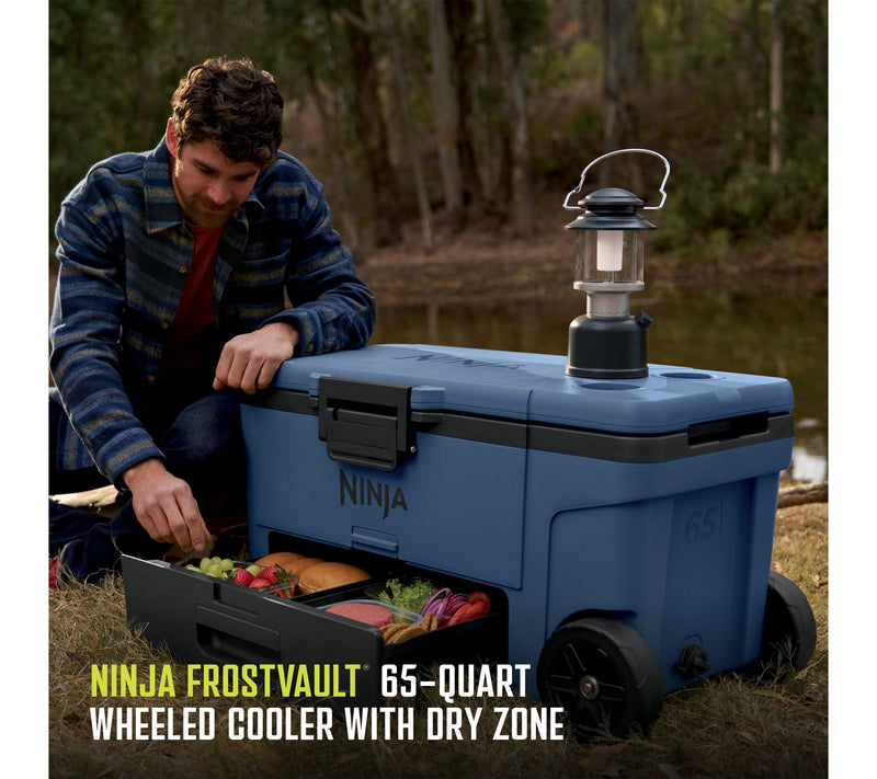 Ninja FrostVault 65-qt. Wheeled Cooler with Cold Dry Zone — View 6