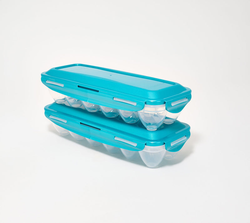 LocknLock Set of (2) 12-Count Egg Keepers w/ Locking Lids — View 15