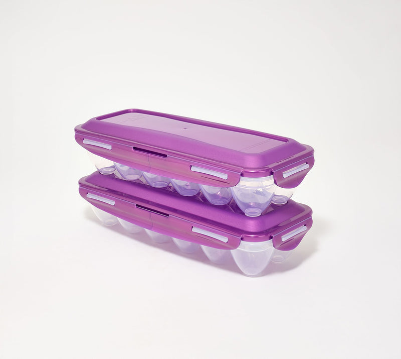 LocknLock Set of (2) 12-Count Egg Keepers w/ Locking Lids — View 16