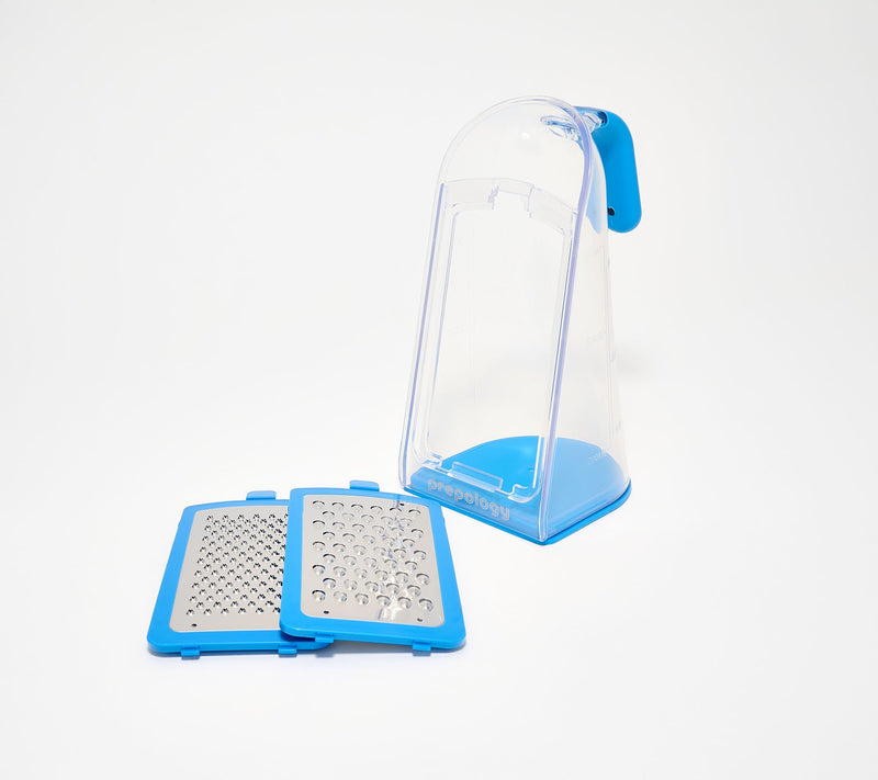 Prepology Ergonomic Box Grater with (2) Blade Inserts — View 3