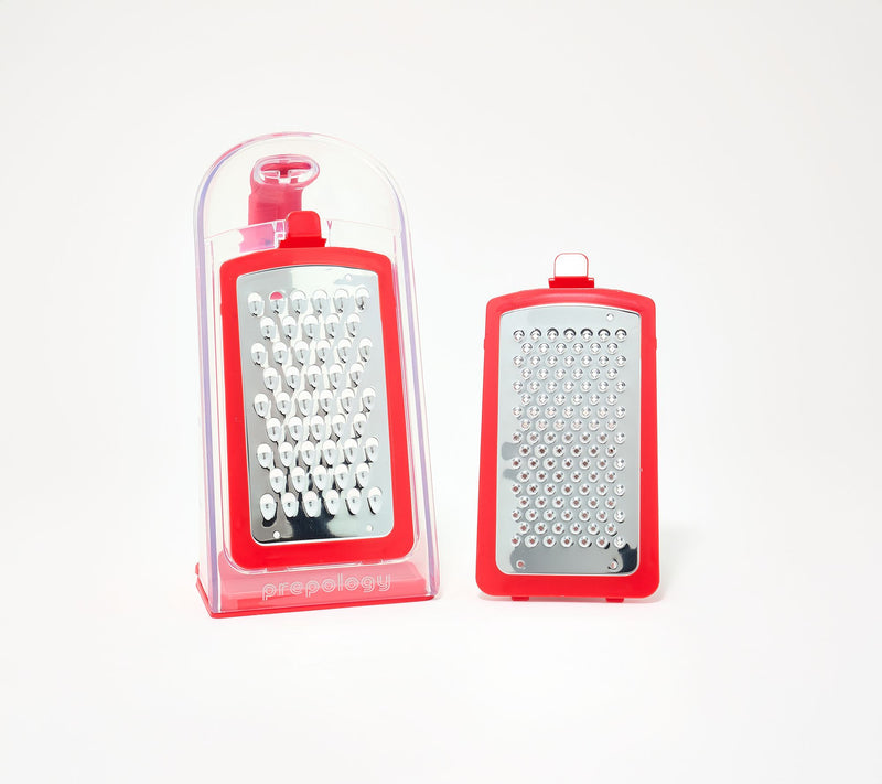 Prepology Ergonomic Box Grater with (2) Blade Inserts — View 8