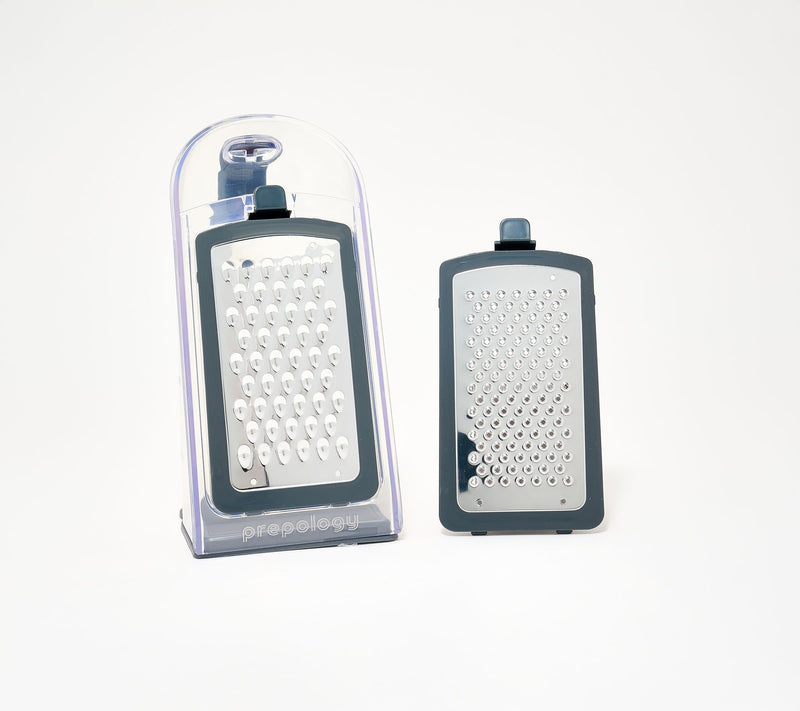 Prepology Ergonomic Box Grater with (2) Blade Inserts — View 9