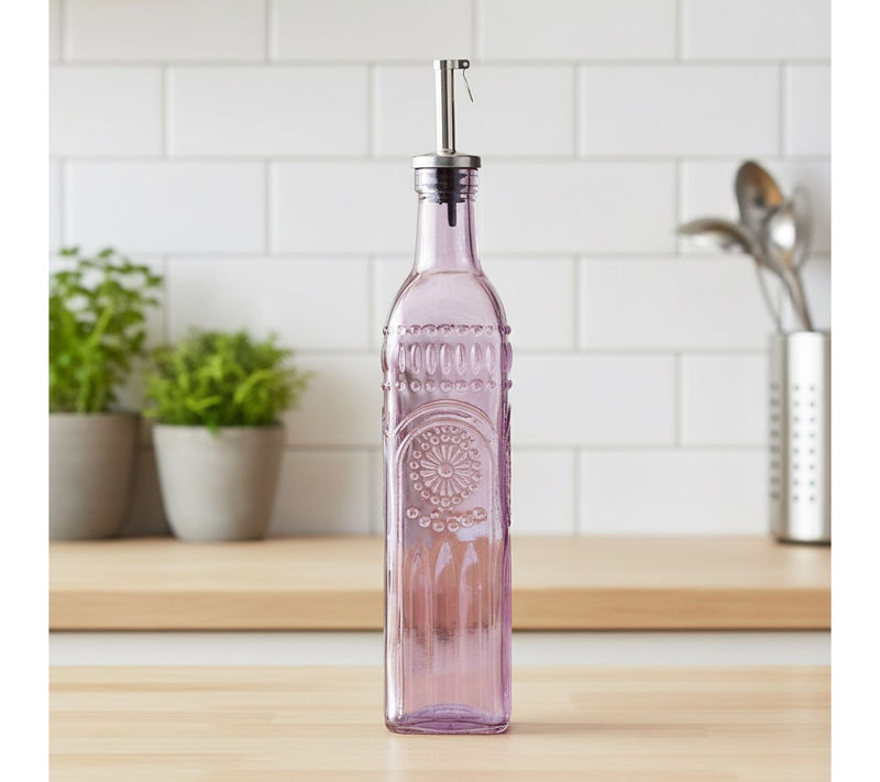 10 Strawberry Street Devonshire Textured Glass Oil Cruet — View 8
