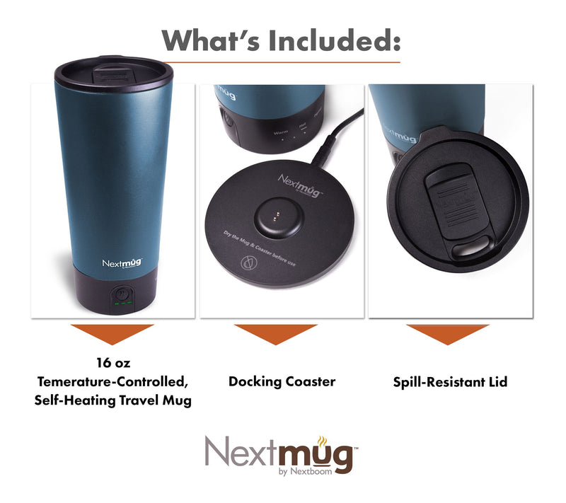 Nextmug GO Self-Heating Temperature Control 16-oz Travel Mug — View 12