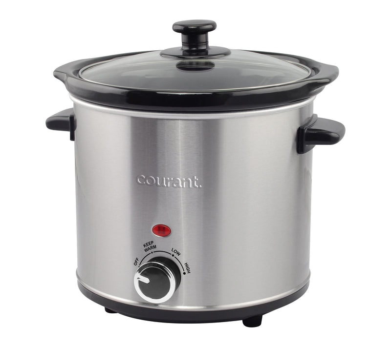 Courant 3.2 Qt Slow Cooker, Low/High/Warm Settings — View 3