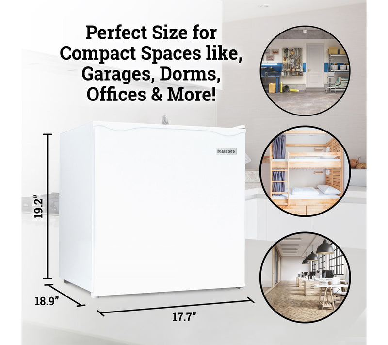 Igloo 1.6 cu. ft. Classic Compact Single Door Refrigerator — View 5