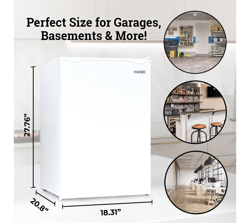 Igloo 2.6 cu. ft. Classic Compact Single Door Refrigerator — View 5