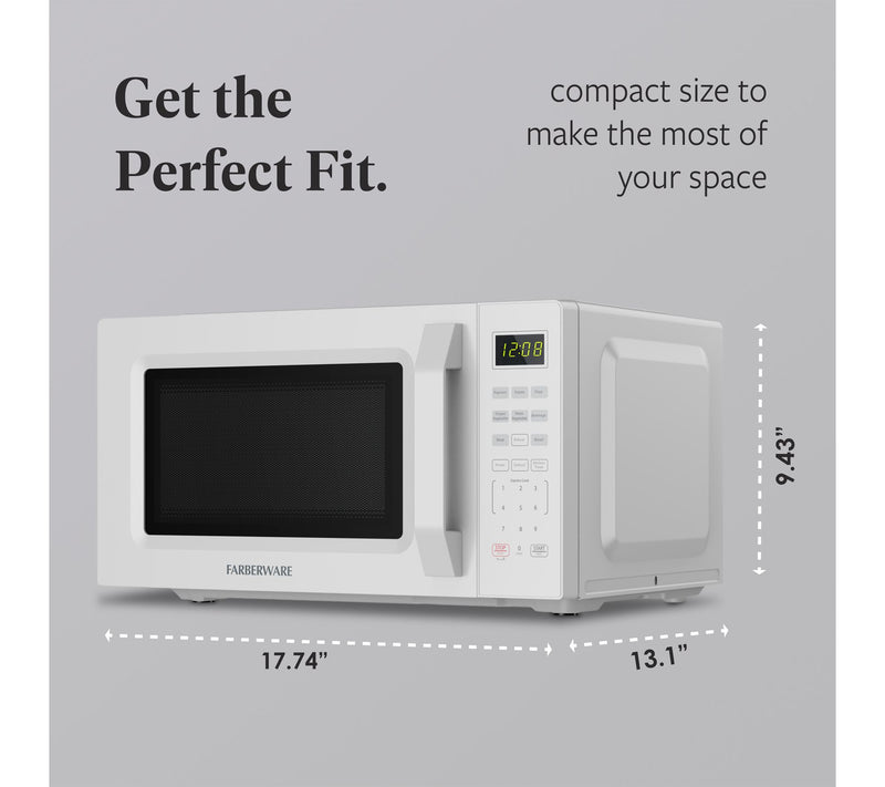 Farberware 700-Watt Compact Countertop Microwave Oven 0.7cuft — View 4