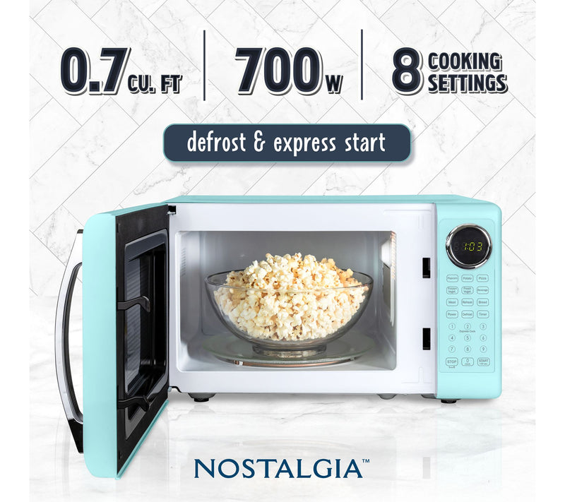 Nostalgia Retro 0.7 cu. ft. Countertop Microwave — View 4