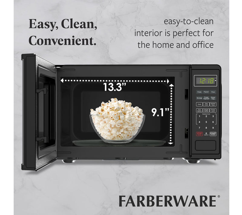 Farberware 0.9 cu. ft. 900 Watt Microwave Oven — View 5