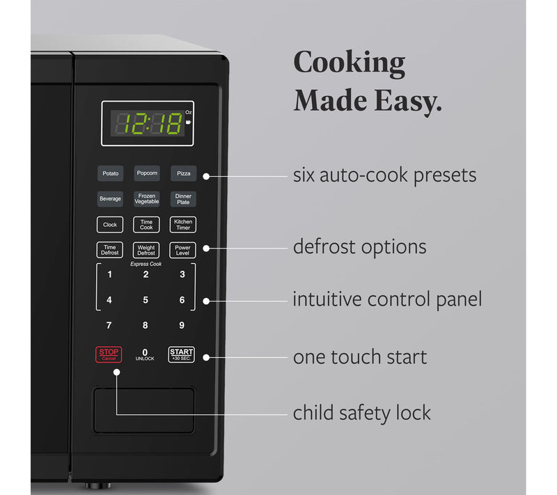 Farberware 1.1 cu. ft. 1000-Watt Digital Microwave Oven — View 3