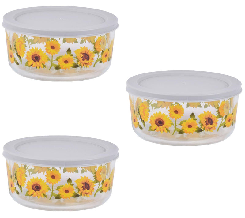 Temp-tations Seasonal Set of (3) Borosilicate Glass Bowls — View 11