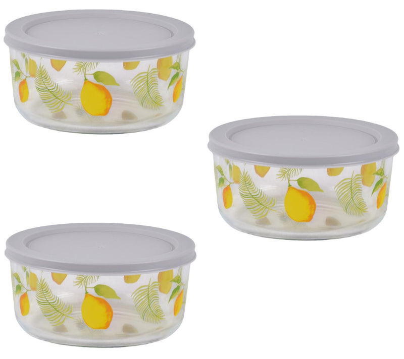Temp-tations Seasonal Set of (3) Borosilicate Glass Bowls — View 7