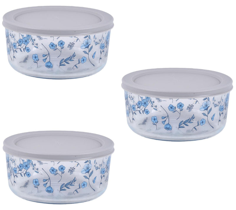 Temp-tations Seasonal Set of (3) Borosilicate Glass Bowls — View 5