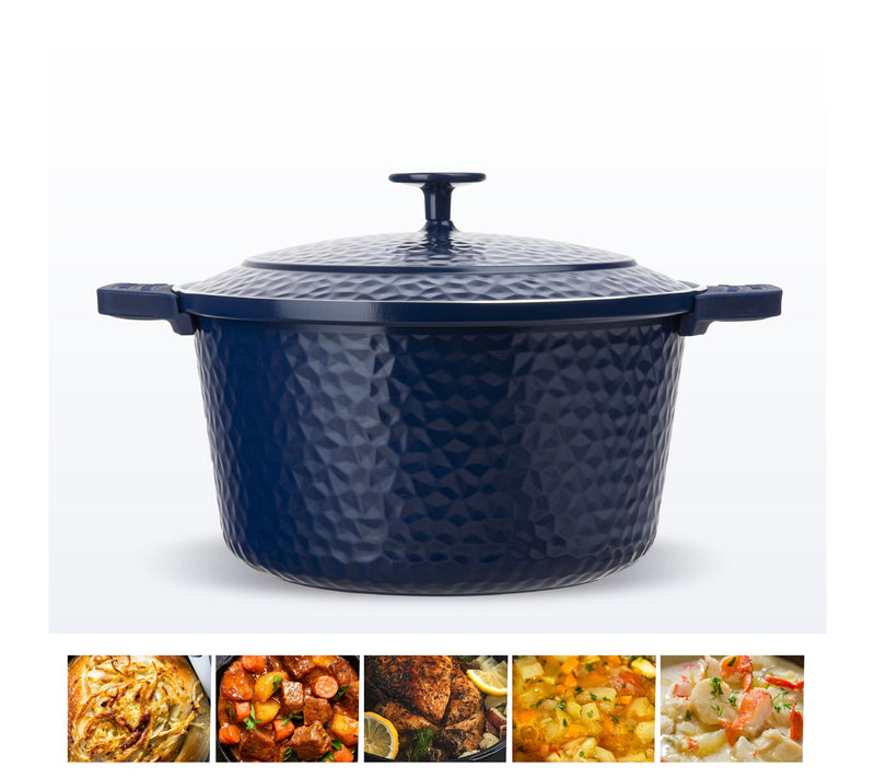 Gotham Steel 5-qt Hammered Dutch Oven w/ 5pc Tool Set — View 10