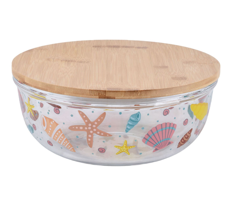 Temp-tations Seasonal 6-qt Shallow Glass Bowl w/ Bamboo Lid — View 8