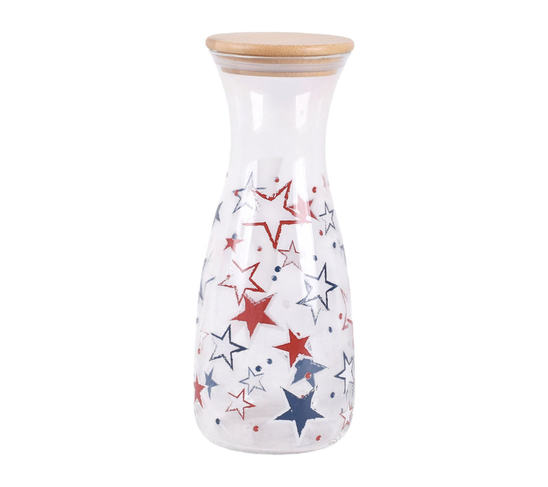 Temp-tations 40-oz Glass Carafe with Bamboo Lid — View 7