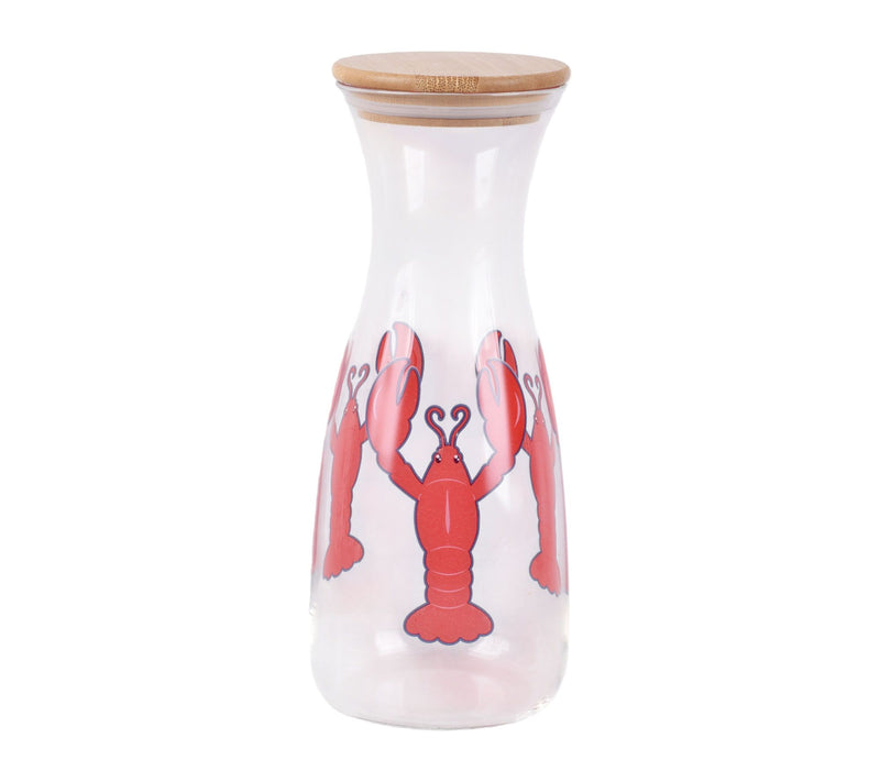 Temp-tations 40-oz Glass Carafe with Bamboo Lid — View 8