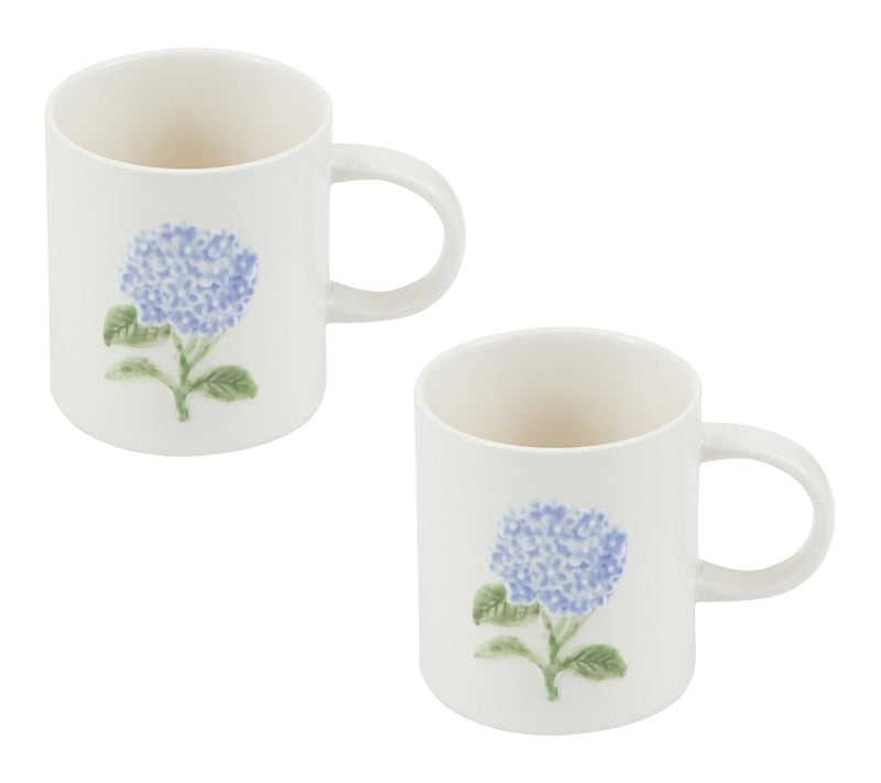 Design Imports Hydrangea Ceramic Mug S/2 — View 4