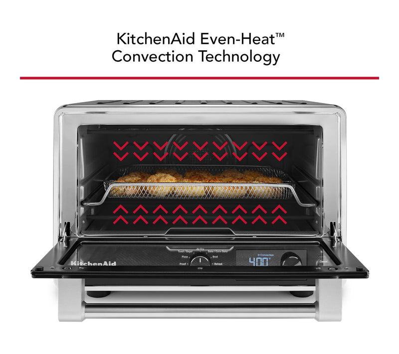 KitchenAid Digital Countertop Oven with Air Fry& Pizza Stone — View 3