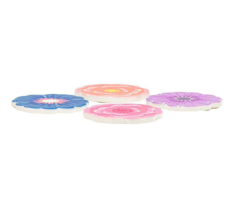 10 Strawberry Street Set of 4 Flower Coasters — View 2