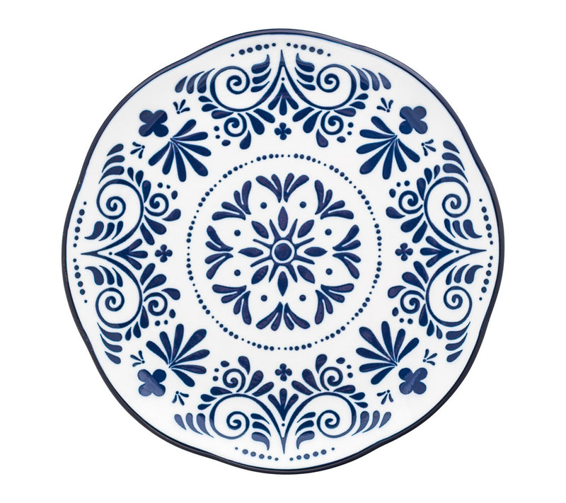 10 Strawberry Street Set of 6 Talavera Salad/Dessert Plates — View 5