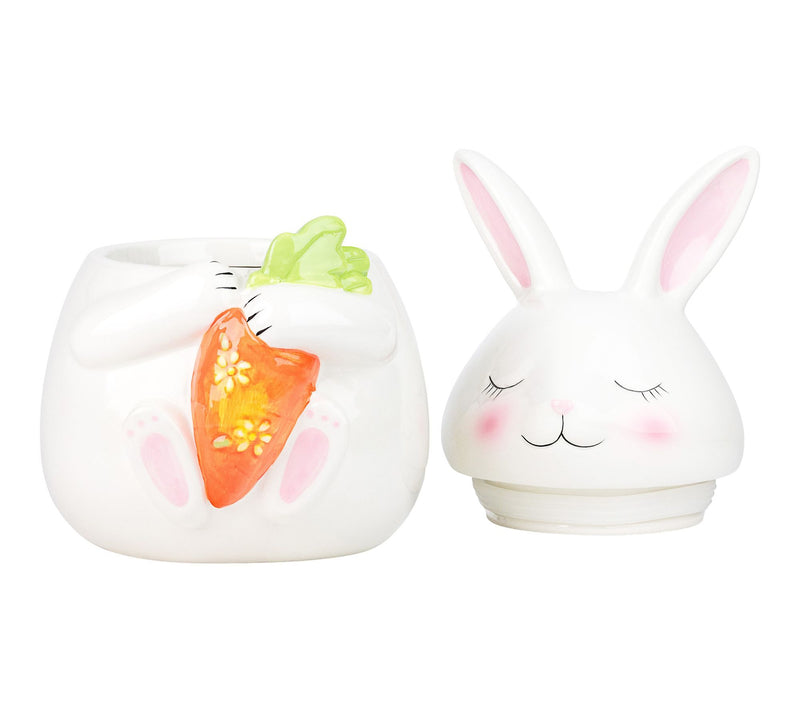 10 Strawberry Street Carrot Cuddle Bunny Canister — View 2