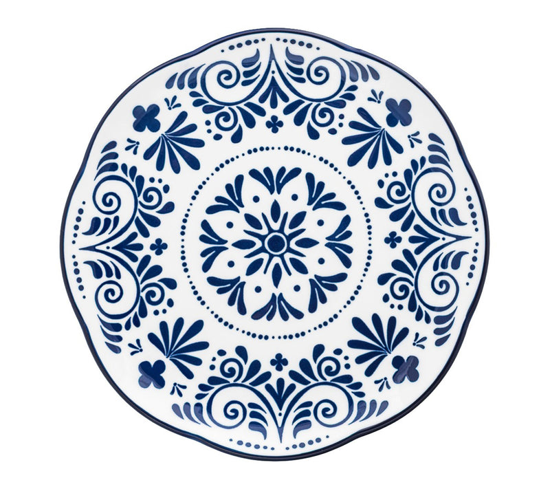 10 Strawberry Street Set of 6 Talavera Dinner Plates — Main view