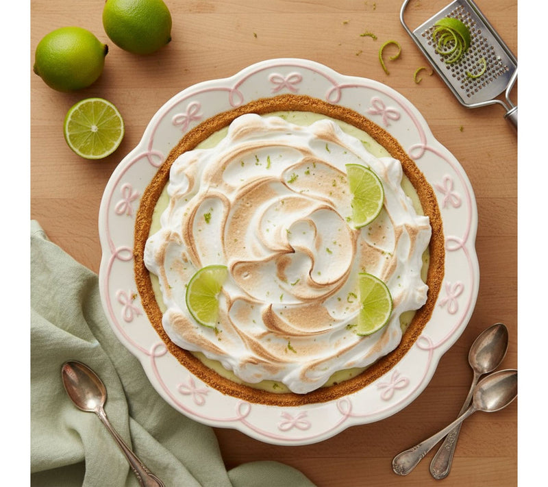 10 Strawberry Street Sweet Ribbon Trim Pie Dish — View 3