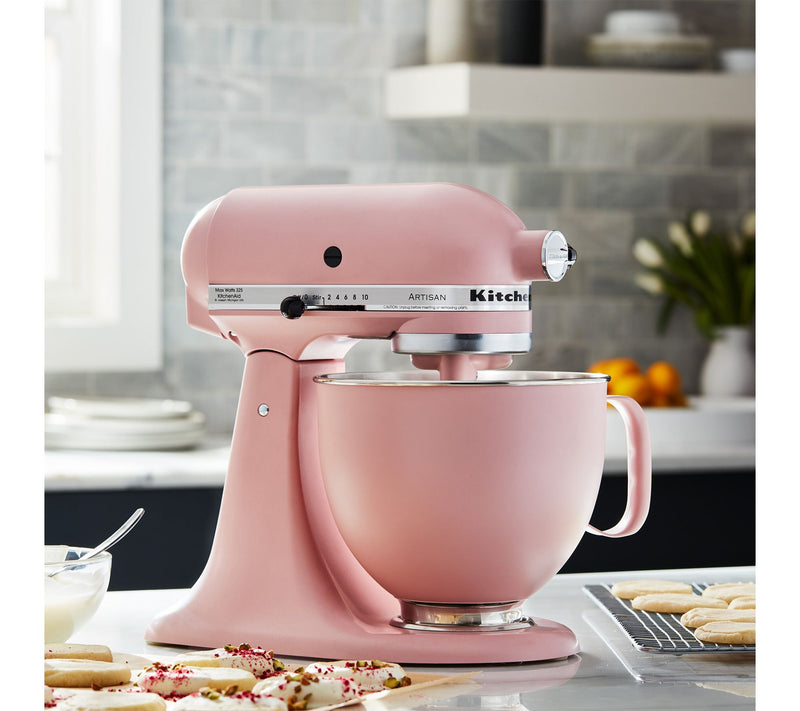 KitchenAid 5-Qt Tilt-Head Stainless Bowl in Matte Dried Rose — View 2